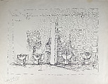Sedative Baths on the Violent Ward, Bernard Sanders (American, New York 1906–1967 New York), Pen and ink on paper