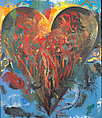 The Heart, South of Naples, Jim Dine  American, Oil on canvas
