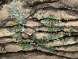 Hawk Protecting Endangered Forest, Alan Sonfist  American, Watercolor and pastel on paper