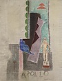 The Apollo in Matisse's Studio, Max Weber  American, born former Russian Empire, now Poland, Charcoal and pastel on paper