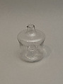 Bottle, Timo Sarpaneva (Finnish, Helsinki 1926–2006 Helsinki), Glass