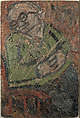 Portrait of Chaim, Number 1, Leon Kossoff  British, Oil on Masonite