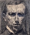 Self-Portrait, Umberto Boccioni  Italian, Pen and black ink and wash over graphite on paper