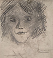 Study for "Modern Idol", Umberto Boccioni  Italian, Graphite on paper
