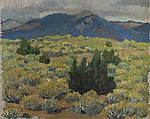 Blue Mountain, New Mexico, Houghton Cranford Smith American, Oil on canvas