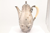 Coffee pot with Lid, Johan Rohde  Danish, Silver and ivory