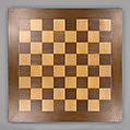 Chess Board with Case, Alfred Van Loen  American, born Germany, White maple, American walnut, brass