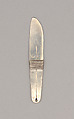 Butter knife, William Spratling  American, Silver