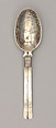 Serving spoon, William Spratling  American, Sterling silver.