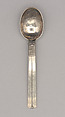 Soup spoon, William Spratling  American, Silver