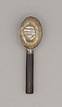 Slotted spoon, William Spratling  American, Silver, wood