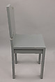 "Nothing Continues to Happen" Side Chair, Howard Meister (American, born New York, 1953), Painted plywood
