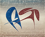 Design Drawings, Andor Weininger American, born Hungary, Colored inks on paper