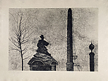 Place de la Concorde, R.B. Kitaj American, Etching