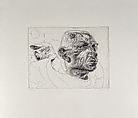 On Parade, Peter Howson  British, Etching