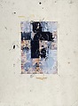 Mugual Series, Number 1, Michael David American, Colored wax and solvent transfer print on paper