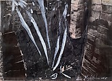 The Kyffhäuser, Anselm Kiefer German, Black acrylic, graphite, white gouache, and black watercolor on gelatin silver print