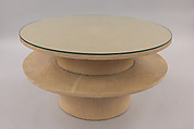 Two-Tier Table, Gerald Summers  British, Plywood and glass