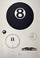 The Album Series: Eight Ball Feb. 14, 1996, Donald Sultan  American, Lithograph, woodcut, and etching on handmade paper