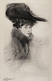 Consuelo Vanderbilt, Duchess of Marlborough, Paul-César Helleu  French, Drypoint
