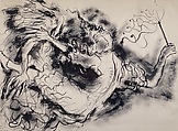 Flagellation, William Baziotes  American, Brush and black ink and charcoal on paper