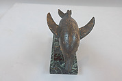 Maquette for Dolphin Fountain, Gaston Lachaise (American (born France) Paris 1882–1935 New York), Wood, painted, gilt