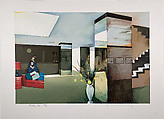 Lobby, Richard Hamilton (British, London 1922–2011 Oxfordshire), Color collotype and screenprint