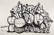 Summer, Philip Guston  American, born Canada, Lithograph