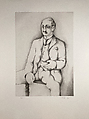 Leopold Bloom, Richard Hamilton (British, London 1922–2011 Oxfordshire), Soft ground etching, roulette, engraving and aquatint