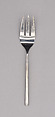 "Classic Column" Serving Fork, Marion Weeber  American, Stainless steel