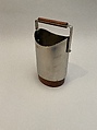 "EKCO ETERNA" Ice Bucket, Marion Weeber (American, Albany, New York 1905–2000 New York), Stainless steel, rosewood, acrylonitirile-butadiene-styrene (ABS), melamine