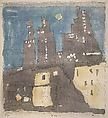 San Francisco, Lyonel Charles Feininger American, Watercolor, pen and black ink, and charcoal on paper