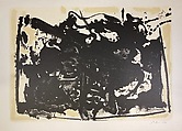 La Guerra II, Robert Motherwell  American, Color lithograph