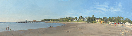 Lincolnville Beach, Rackstraw Downes American, Oil on canvas