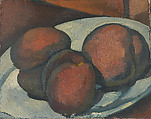 Plate of Peaches, André Derain French, Oil on canvas
