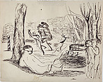 L'Amour lançant ses flèches, Balthus (Balthasar Klossowski)  French, Ink on paper