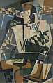 Harlequin with a Guitar, Juan Gris  Spanish, Oil on panel