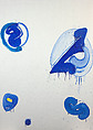 Blue Balls V, Sam Francis American, Oil on canvas