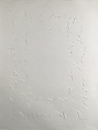 Untitled, Zarina American, born India, Threads on paper