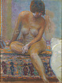 Seated Nude, Pierre Bonnard  French, Oil on canvas