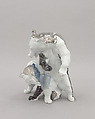 2 Bears, Arlene Shechet  American, Glazed Meissen porcelain and platinum