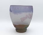 Vase, Emile Gallé (French, Nancy 1846–1904 Nancy), Glass, French