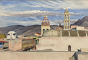 Church of San Esteban, Edward Hopper  American, Watercolor over graphite on paper
