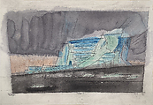 Iceberg II, Lyonel Charles Feininger American, Watercolor, pen and black ink, and charcoal over graphite on paper