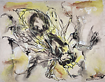 Maine Bee, Kenneth Callahan  American, Matte opaque paint and black ink on paper