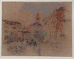 Venice, John Marin  American, Pastel on paper