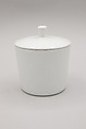 Sugar bowl, Axel Brüel (Danish, 1900–1977), Hard paste porcelain