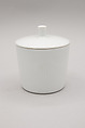 Sugar bowl, Axel Brüel (Danish, 1900–1977), Hard paste porcelain