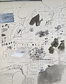 Artist and Art, Saul Steinberg American, born Romania, Pen and black ink and wash, pastel, matte opaque paint, and graphite on paper