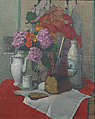 Still Life with Flowers, Félix Vallotton  Swiss, Oil on canvas
